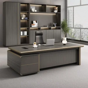 Luxury Modern CEO L Shape Executive Desk Boss Office Desk High Tech Office Furniture Modern Manager Desk