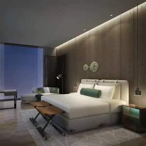 Luxury Modern Design Hotel Furniture Bed Room Sets in Wood for Bedroom Apartment or Villa Use