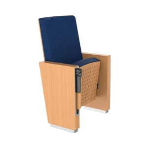 Luxury Modern Design Lecture Hall Chair Theater Furniture Durable Aluminum Alloy Construction Built In Writing Surface