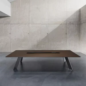 Luxury Modern Design Office Meeting Desk 8/10/12/16 Person Seater Conference Table in Wood for Board Meeting Room