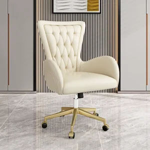 Luxury Modern Executive Office Chair Custom Synthetic Leather Ergonomic Swivel Manager Desk Furniture for Home Use