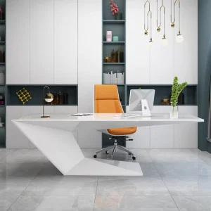 Luxury Modern Executive Office Desk Desktop Computer Desk Home Office Furniture Antique Wood Office Desk Furniture