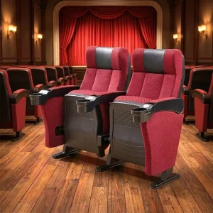 Luxury Modern Folding Cinema Seating Church Theater Auditorium Chair Public Furniture Home Theater Hotel School