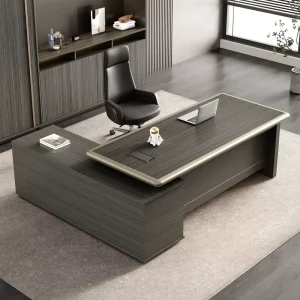 Luxury Modern High End Wooden Convertible Executive CEO Desk with Customizable Features