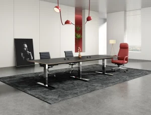 Luxury Modern Large Conference Table Customized Office Furniture Meeting Desk for Durable OEM ODM Custom Size Color and Logo