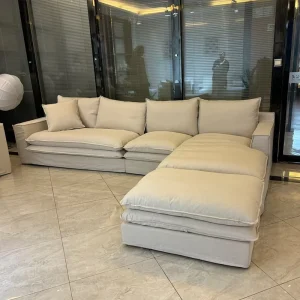 Luxury Modern Modular Living Room Set Fabric Sofas and Bed for Hall Villa Apartment School Warehouse Mall Workshop
