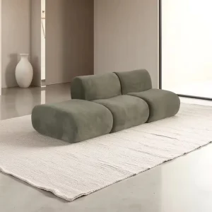 Luxury Modern Rectangle Sectional Sofa Bed Set Foldable Modular Design for Hotel Bedroom Living Room Compression Sealed Packing