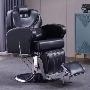 Luxury Modern Retro Style Vintage Metal Barber Chair Hair Salon Furniture