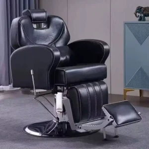 Luxury Modern Retro Style Vintage Metal Barber Chair Hair Salon Furniture