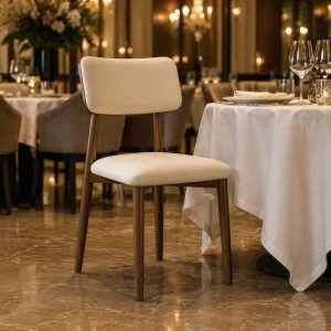 Luxury Modern Solid Oak Wooden Dining Chair for Hotel Restaurant Home Office School or Apartment