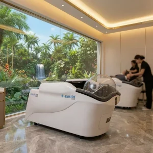 Luxury Modern Thai Ceramic Basin Hair Washing Head Spa Shampoo Bed 4D Full Body Electric Massage Sofa Chair for Gym and Hotel Use