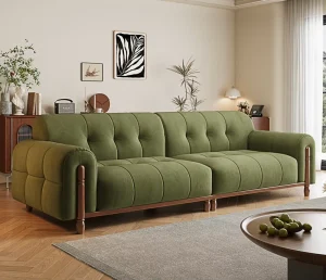 Luxury Modern Three Seat Reclining Square Sectional Sofa Cushion Back Design for Hotel Villa Living Room Apartment Black