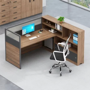Luxury Modular L Shaped Office Furniture Modern Office Cubicle Staff Workstation Desk Table Office Furniture Staff Clerk Desk