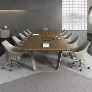 Luxury Office Furniture 10 Person Wooden Meeting Desk Office Conference Table Small Meeting Table