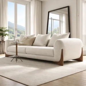 Luxury Office Furniture PU Sectional Sofa Set Comfortable Fabric and Sponge Filled for School Hotel and Workshop Use