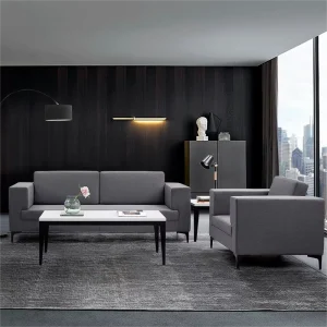 Luxury Office Sofa Set Small Size European Chinese Design Modern Wooden Steel Frame for Office Hospital Bedroom Hall
