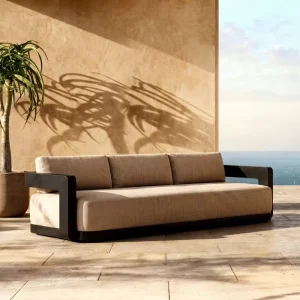 Luxury Outdoor Aluminum Sofa Set Waterproof & UV Resistant Patio Furniture for Garden Villa & Hotel Lounge