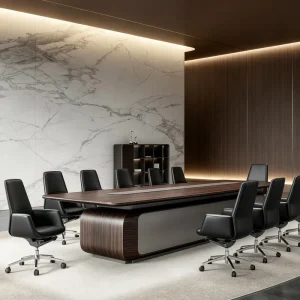 Luxury Piano Paint Conference Table High Gloss Executive Boardroom Meeting Table for Modern Office