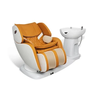 Luxury Professional Salon Furniture Beauty Hair Salon Lay Down Washing Chair 3D Full Body Massage Spa Electric Shampoo Bed