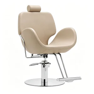 Luxury Reclining Hair Styling Chair Recliner Barber Chair Hydraulic Rotatable Salon Chair