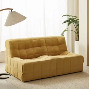 Luxury Rectangle Modular Sectional Sofa Set for Living Room and Hotel Use Modern Design Fabric Cover Compression Packing