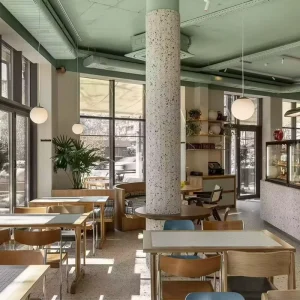 Luxury Restaurant Dining Furniture Custom Booth Seating Sofa Wooden Table Chair Set for Hotel Cafe