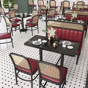 Luxury Restaurant Furniture Including Tables and Chairs Modern Design Restaurant Furniture Sets