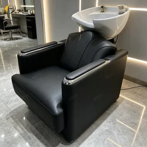Luxury Shampoo Chair Customizable Color Shampoo Bed for Barber Shop