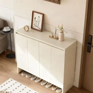 Luxury Shoe Cabinet Wooden Shoe Rack Cabinet