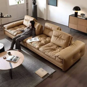 Luxury Simple Double Sofa Set for Apartments Living Rooms Offices Salons Hotels Clothing Stores With Adjustable Back Seats