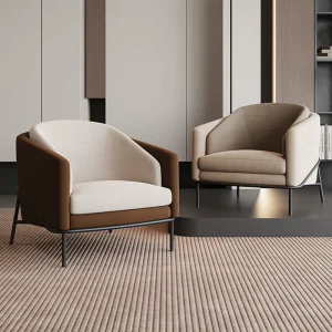 Luxury Sofas Fabric Metal Nordic Single Hotel Office Chair Couch Modern Sectional Home Gold Living Room Sofa Set Furniture