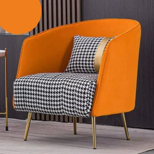 Luxury Sofas Velvet Metal Nordic Single Hotel Office Chair Couch Modern Sectional Home Gold Furniture Set Living Room Sofas