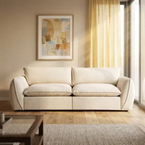 Luxury Three Seat Chesterfield Fabric Hotel Sofa Set for Apartment Living Room Modern Design American Style