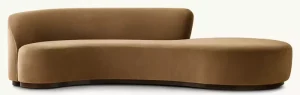 Luxury Villa Living Room Sofa Bed Set Modern Five Star Hotel Lobby Apartment Mall Furniture 3 Seat Durable High Density Sponge
