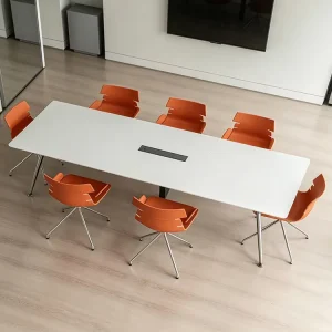 Luxury Wooden Boardroom Table Office Furniture Conference Table for Meeting Room School Hotel and Living Room Desk
