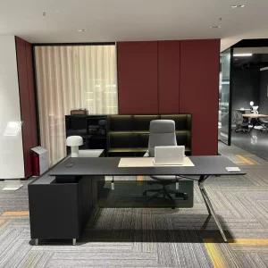 Luxury Wooden Modular Executive Office Desk Modern Design Durable Computer Work Table Commercial Office for CEO