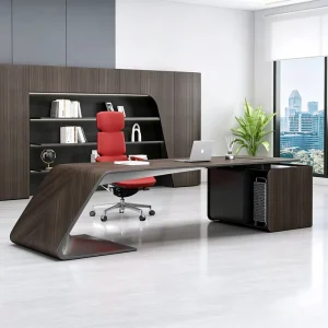 Luxury Wooden Office Furniture Containing Office Desks and Office Table in Modular L Shape for Office High End Quality