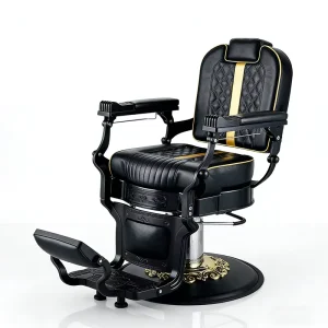 Luxury extra Large Pump Salon Hair Styling Chair Modern Heavy Duty Adjustable Rotation Reclining Antique Barber Chair