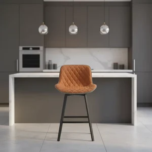 Luxury inspired Premium Commercial Hotel Bar Stools Modern Minimalist Living Room Furniture Metal Indoor Kitchen Bar Chairs