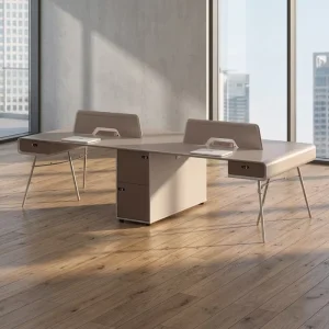 MDF Executive Computer Office Workstation Table Modern Modular Staff Working Desk