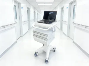 MEDEN M6 Hospital Examination Trolley Mobile Patient Record File Cart 3 Year Warranty Staff Online