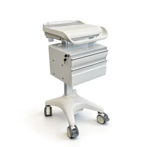MEDEN M6 Mobile Medical Computer Cart Hospital Workstation Trolley Plastic 23IN 5 Year Warranty Online Technical Support Doctors