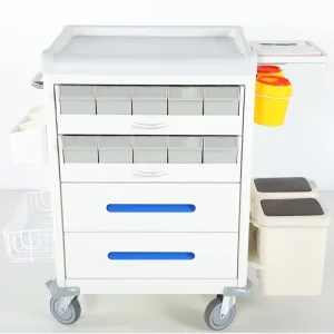 MEDICAL CM 01 Hospital Treatment Care Trolley High Quality Emergency Medical Patient Cart