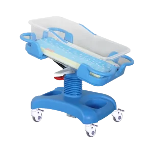 MEDICAL LK Model A24 Hospital Infant Nursing Bed ABS Material Portable Hospital Trolley Medical Crib Hospital Furniture