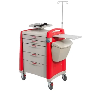 MGE T26B AL Emergency Trolley Defibrillator Platform CPR Board 150kg Load Capacity Hospital Emergency
