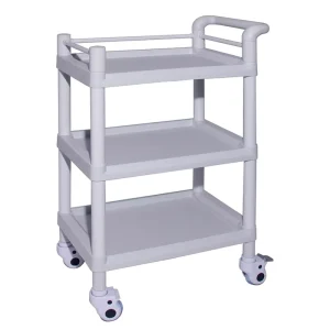 MN 101H Hospital Use Medical Utility Trolley with Right Hand Push and Large Storage Capacity