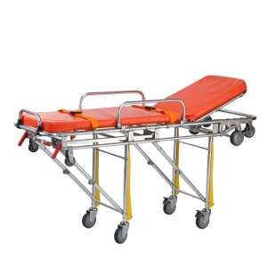 MN AS008 Professional Medical Rescue Aluminum Alloy Emergency Patient Trolley Bed