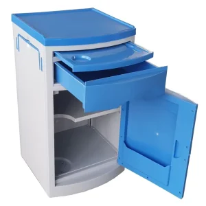 MN BL001 Medical Hospital Storage ABS Plastic Nightstand Locker Bedside Cabinet