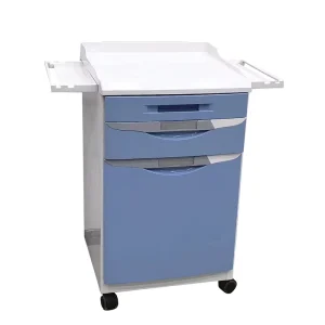 MN BL003 Medical Multifunction Bedside Mobile Cabinet Hospital Furniture Trolley