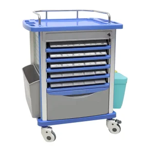 MN DC001 High Quality Hospital Instrument Carts Mobile Medicine Trolleys